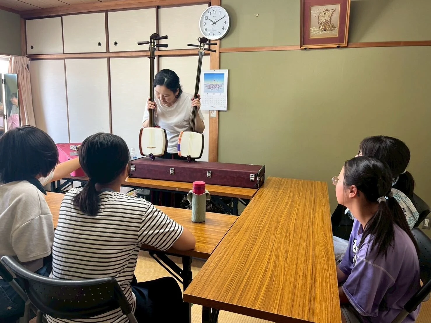 練習風景 画像提供:下津井宵灯り実行委員会