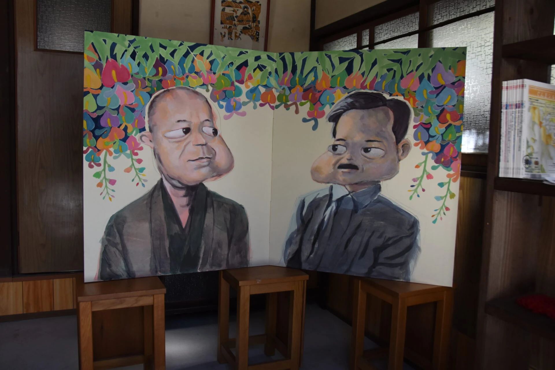 2018年の屏風祭で展示された《愛する街》