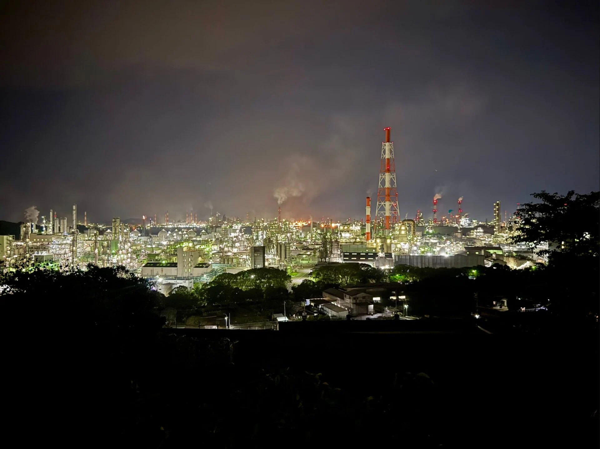 特別に通行許可を得たスポットからの景色