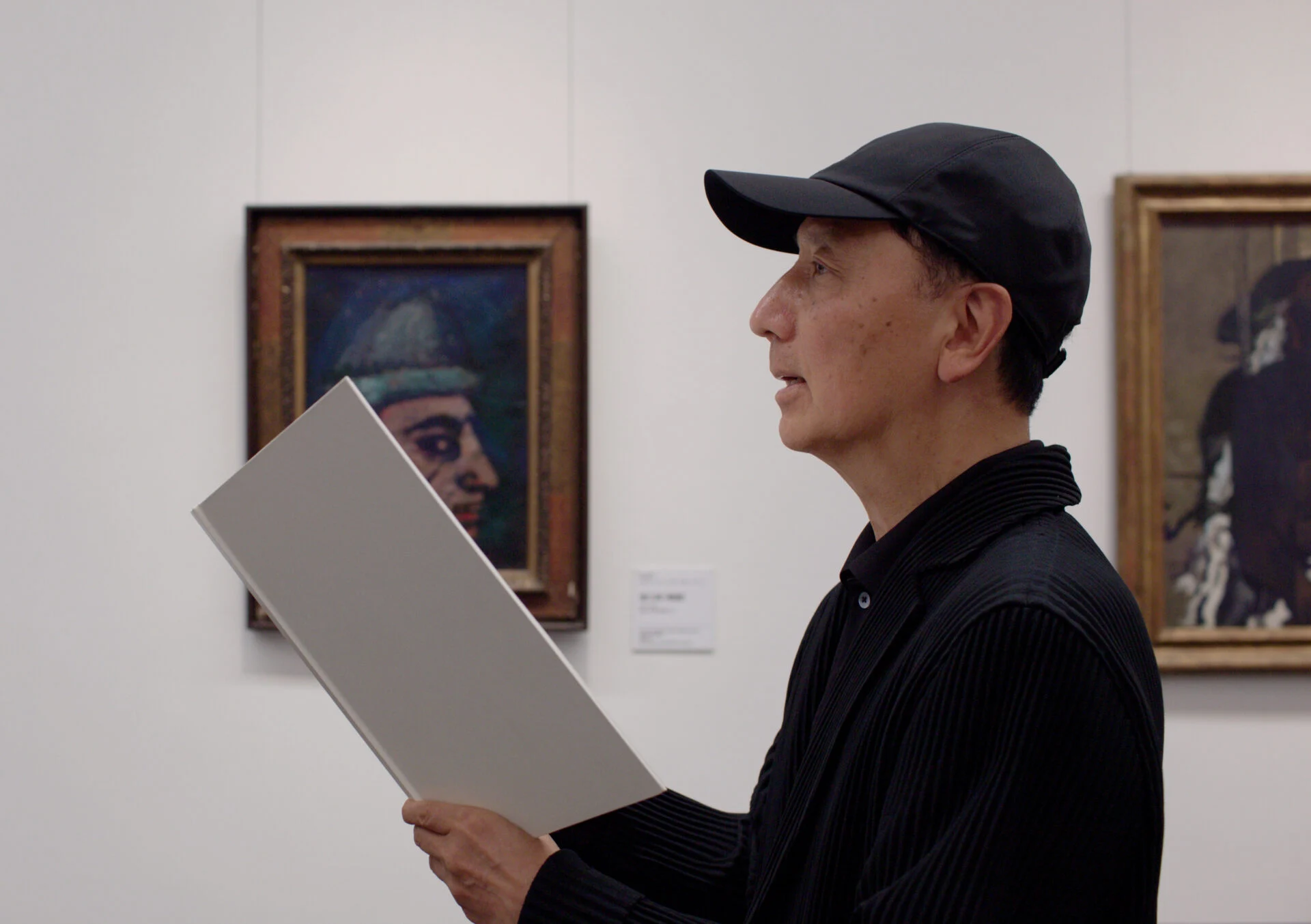 朗読映像『まなざしが、ことばに、こだまする』(画像提供:公益財団法人大原芸術財団 大原美術館)