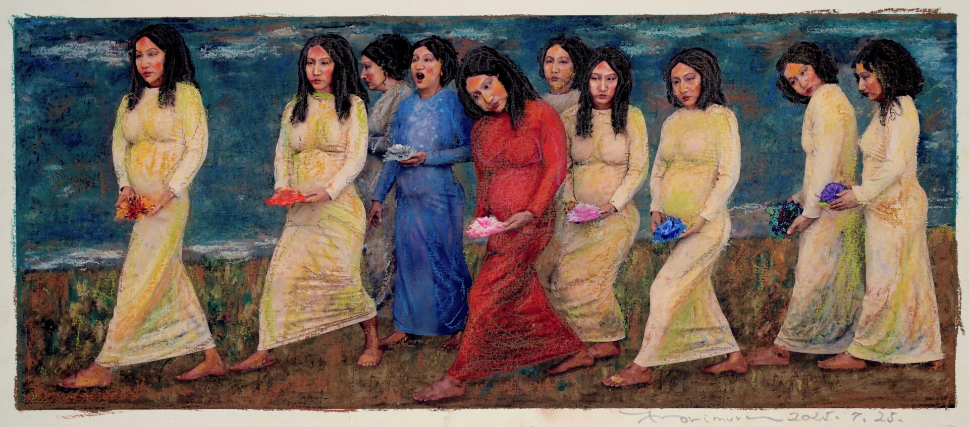 「何処から、いずこへ。」(習作)(画像提供:公益財団法人大原芸術財団 大原美術館)