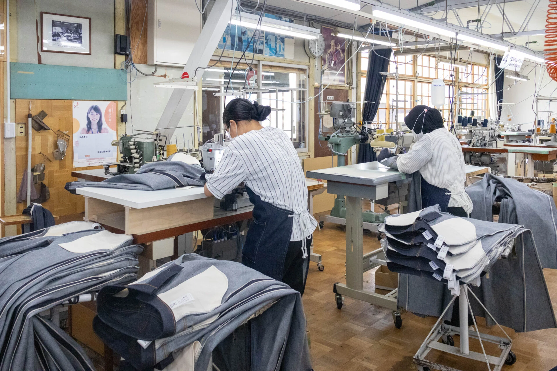 ベティスミス工場内の作業風景