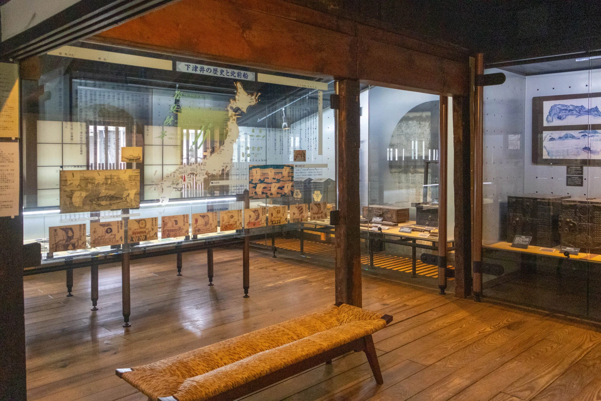 むかし下津井廻船問屋 2階展示室