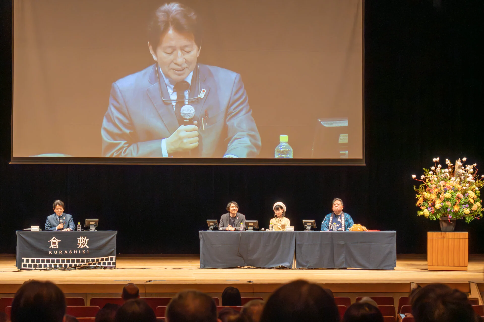 左から、尾﨑聡さん、伊沢拓司さん、小田晃弘さん、橋本侑芽さん