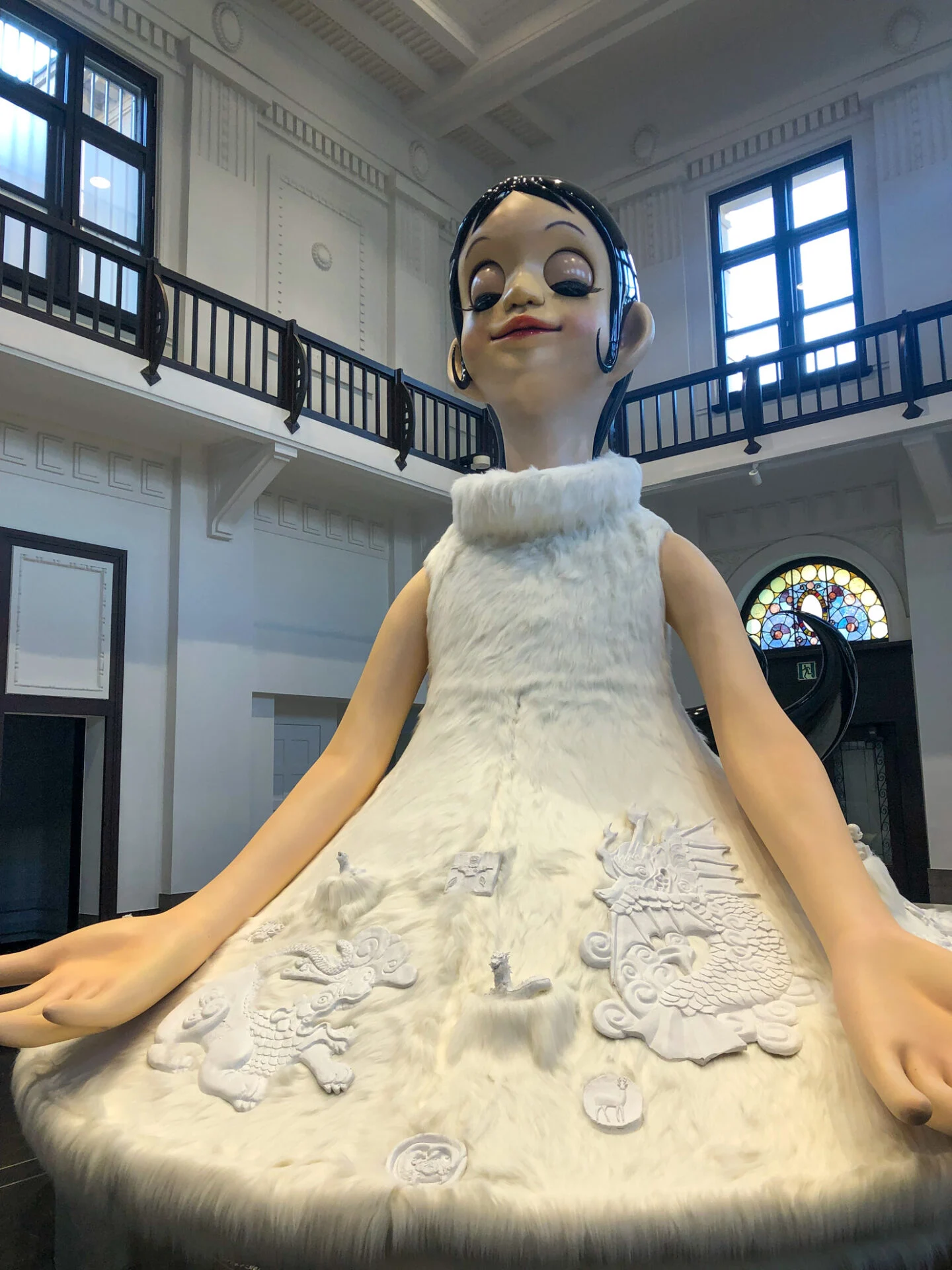 2021年には暫定開館期間中に、ヤノベケンジさんの作品「サン・シスター(リバース)」が公開されました