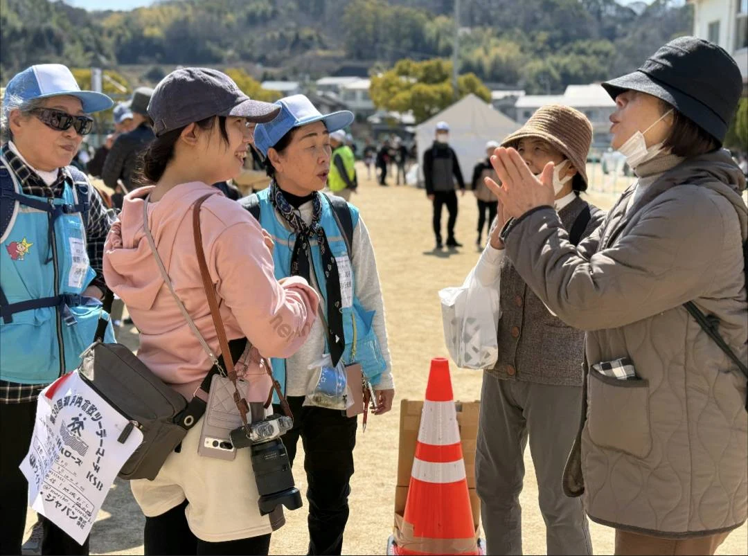 昨年のふれあいウオークのようす