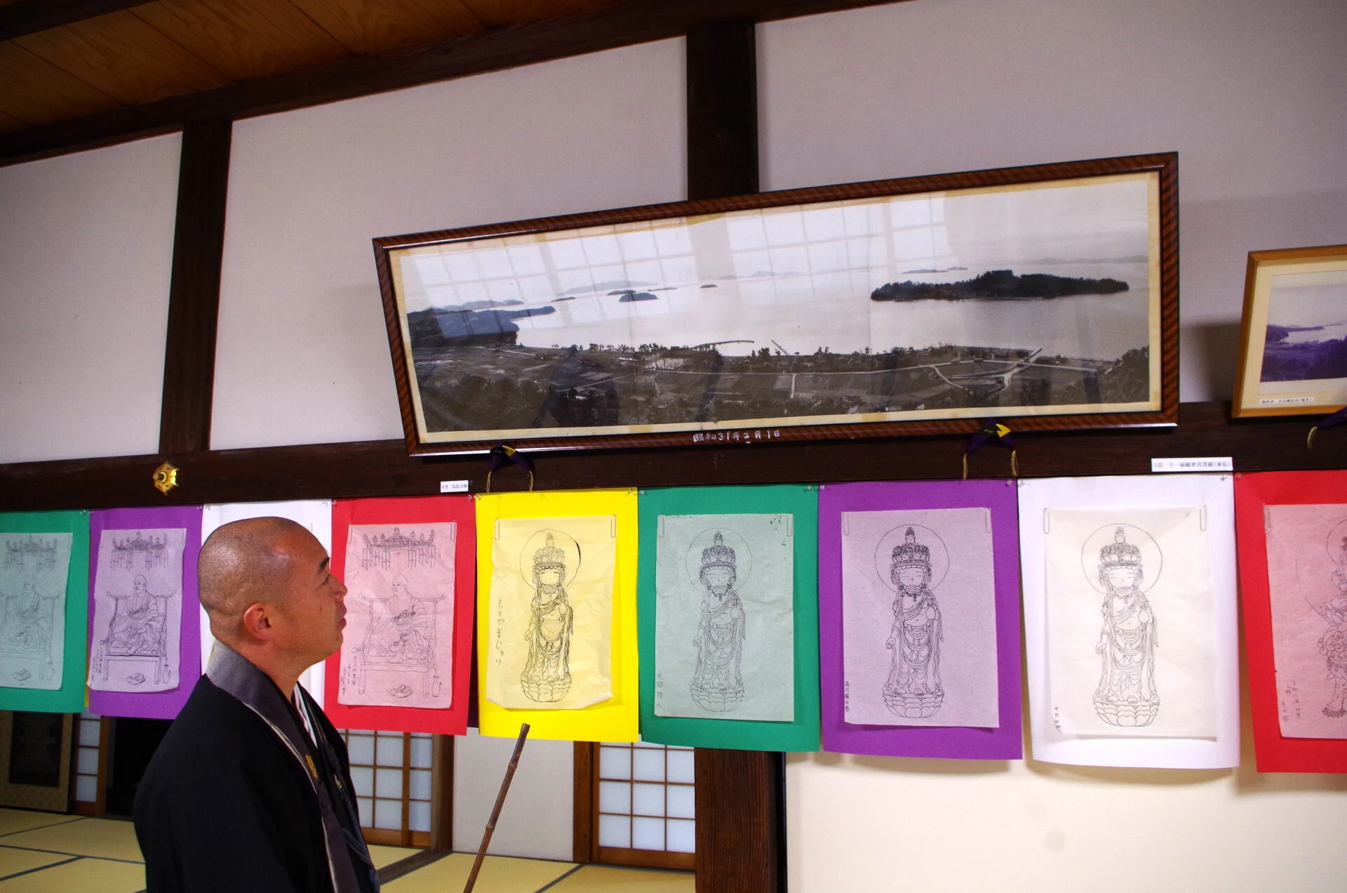 本山住職と高島の写真