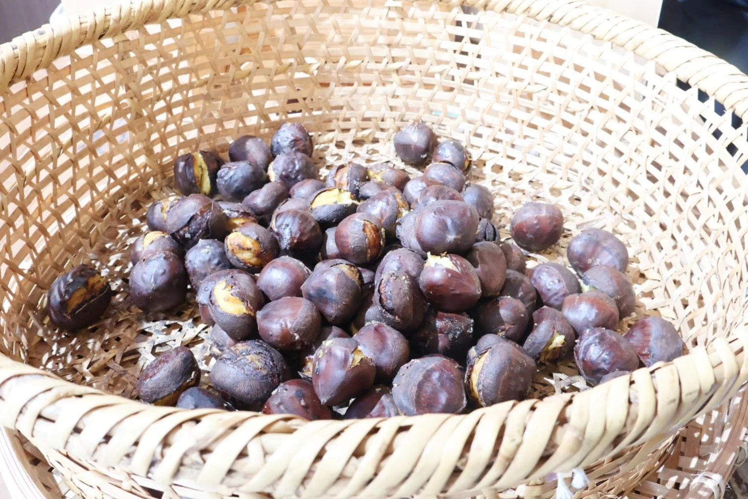 焼き上げ後の栗