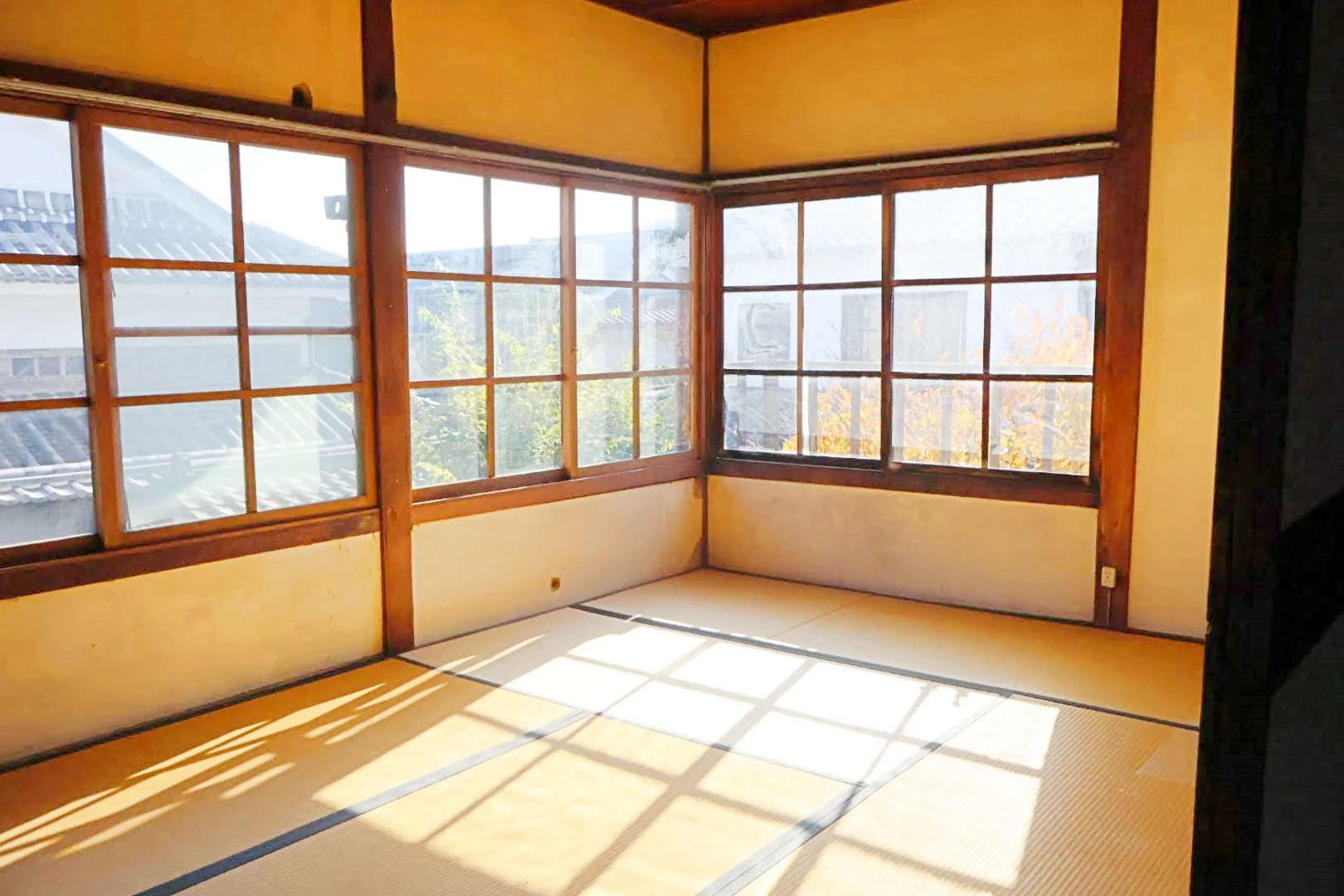 イートインスペース設置予定の2階のようす