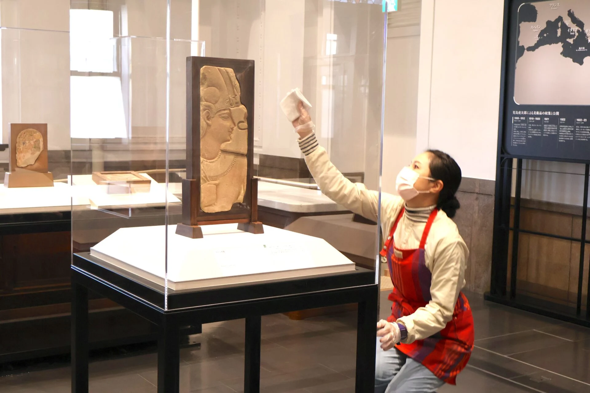 児島虎次郎記念館年末大掃除