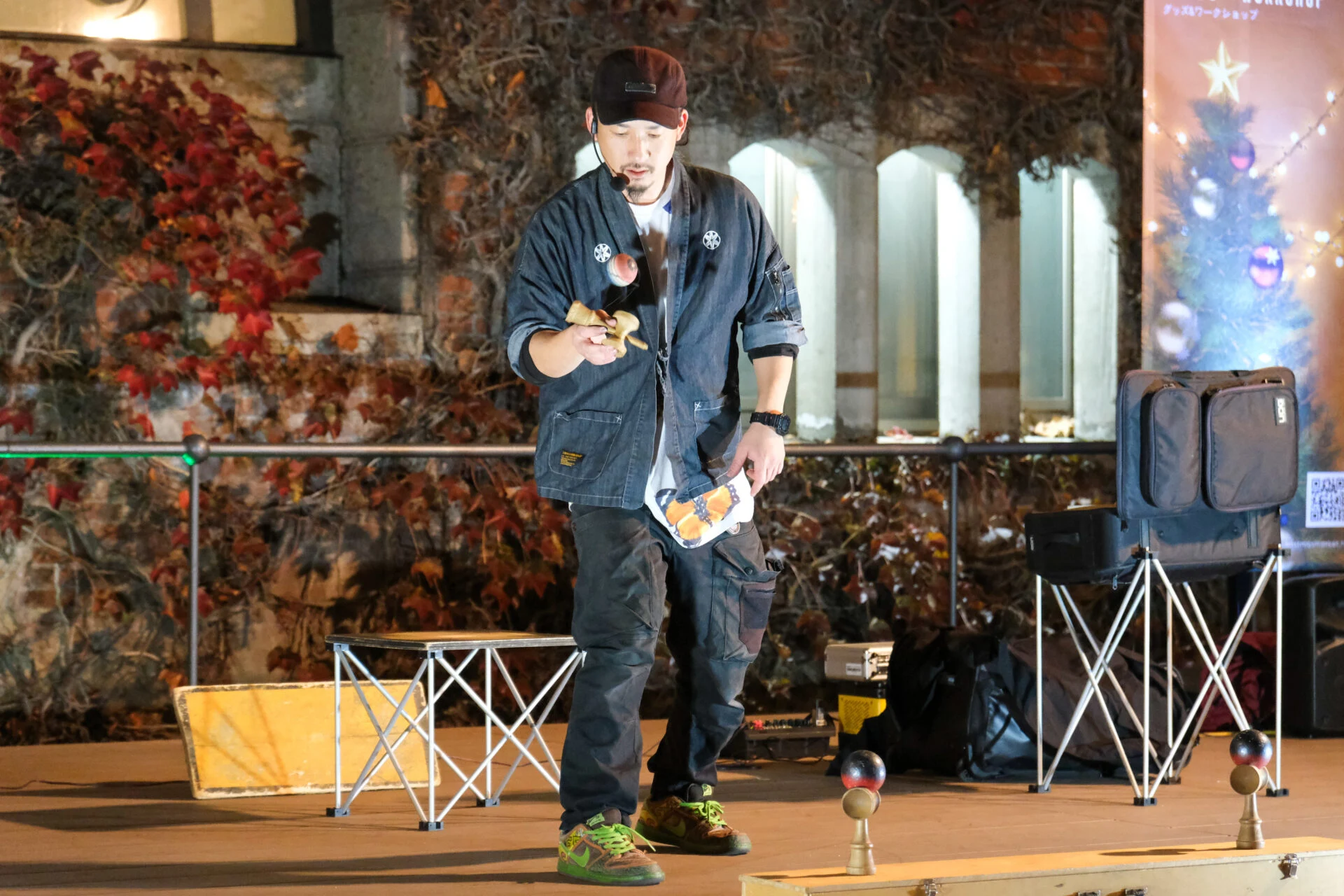 けん玉パフォーマーISAMUさん