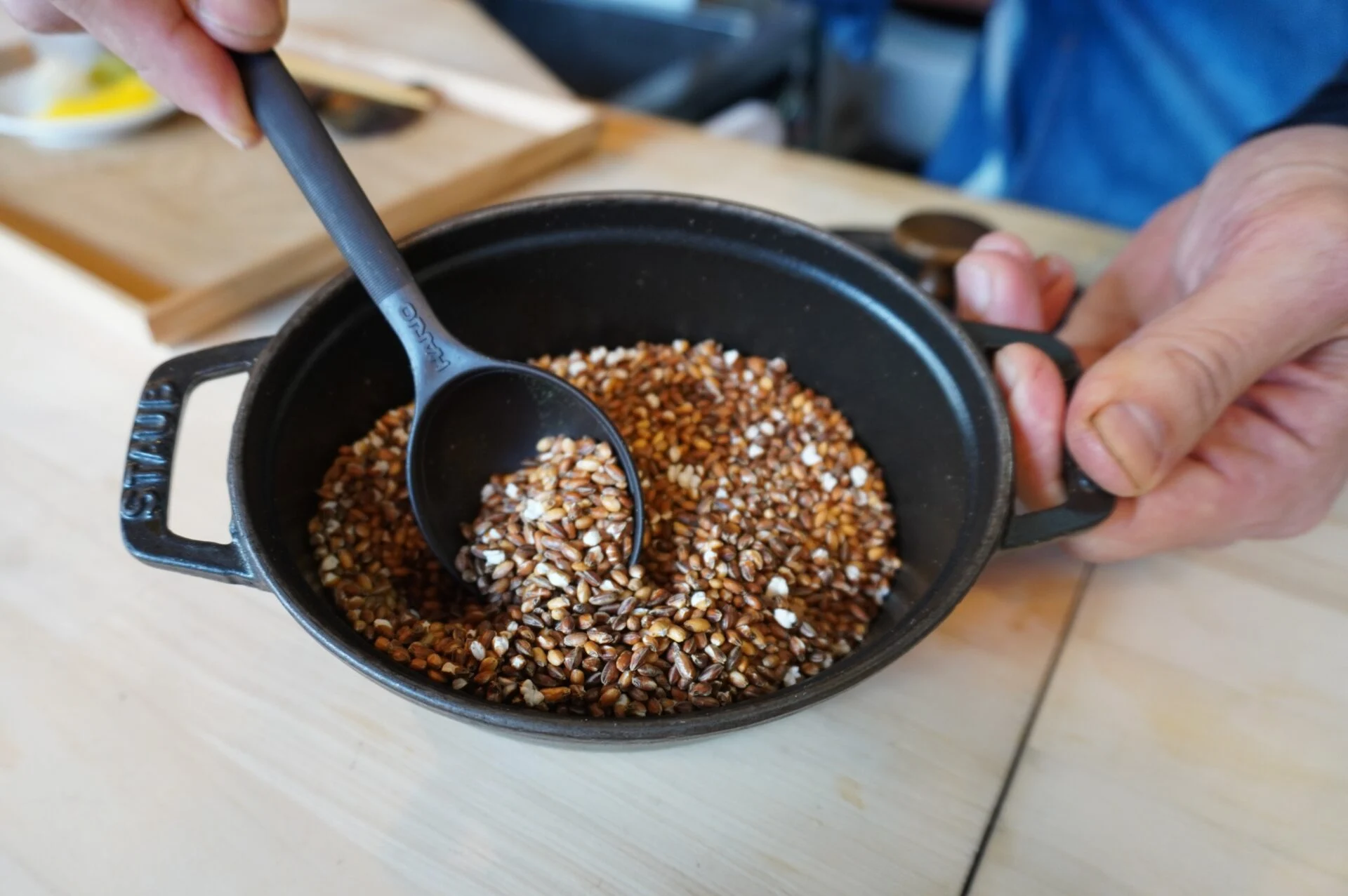 焙煎された玄米