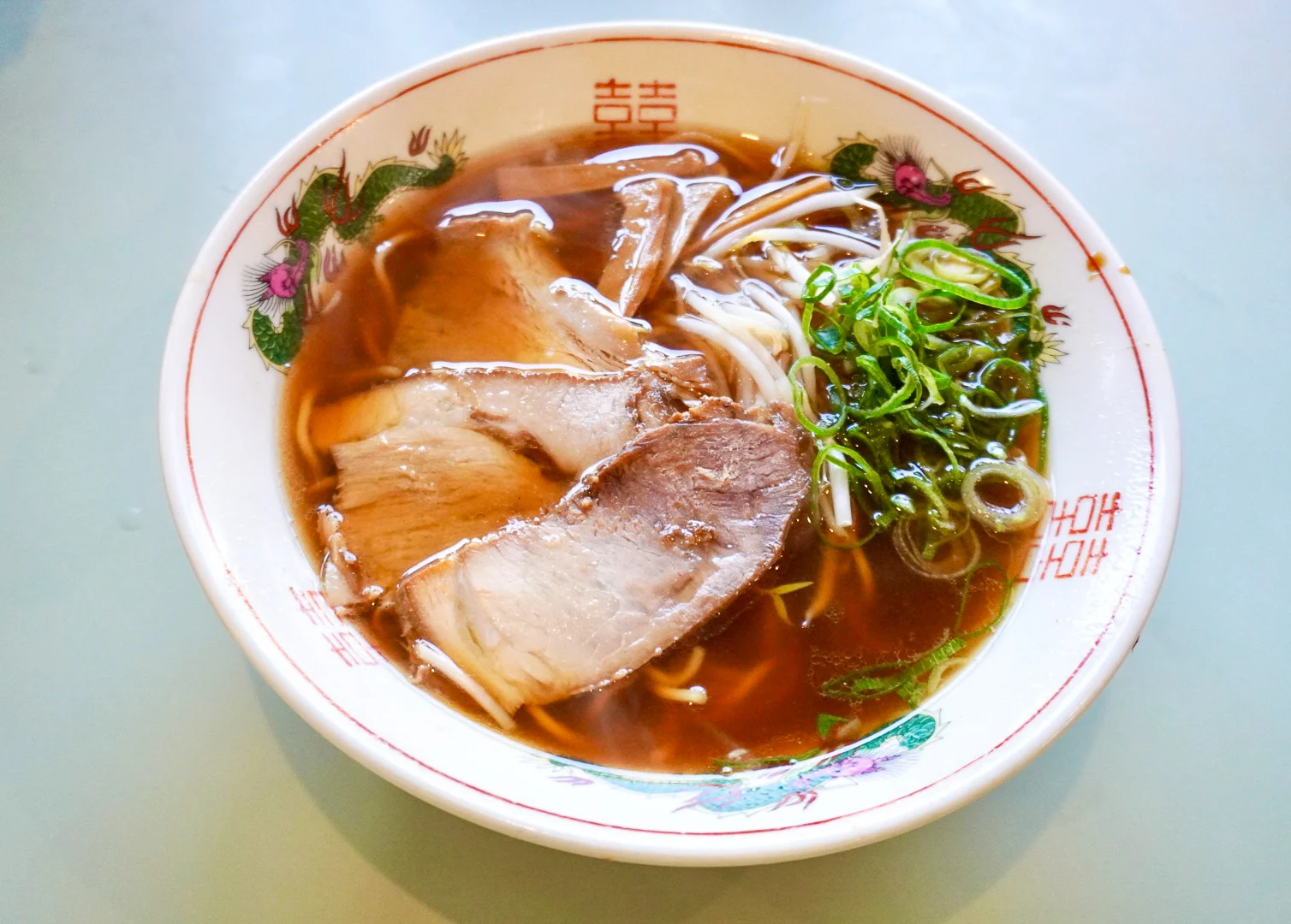 倉敷市 喜楽園の醤油ラーメン