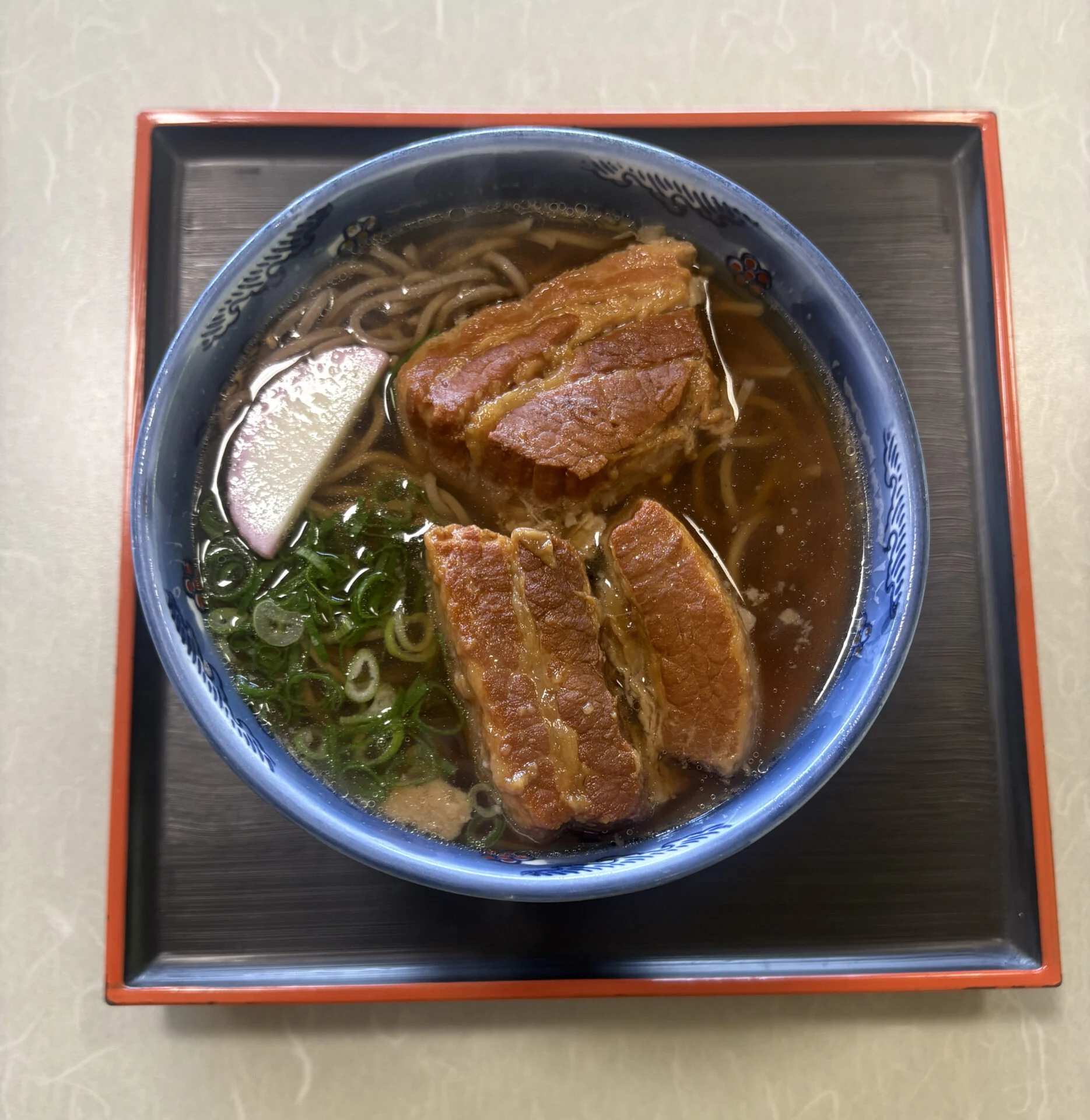 井原市 夢味庵 角煮そば（画像提供：倉敷市観光課）