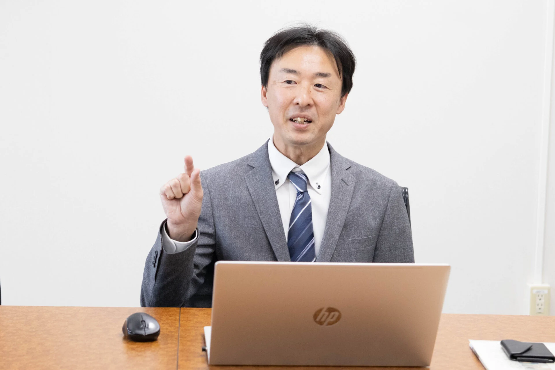 児島商工会議所の総務課長 細羽浩平さん