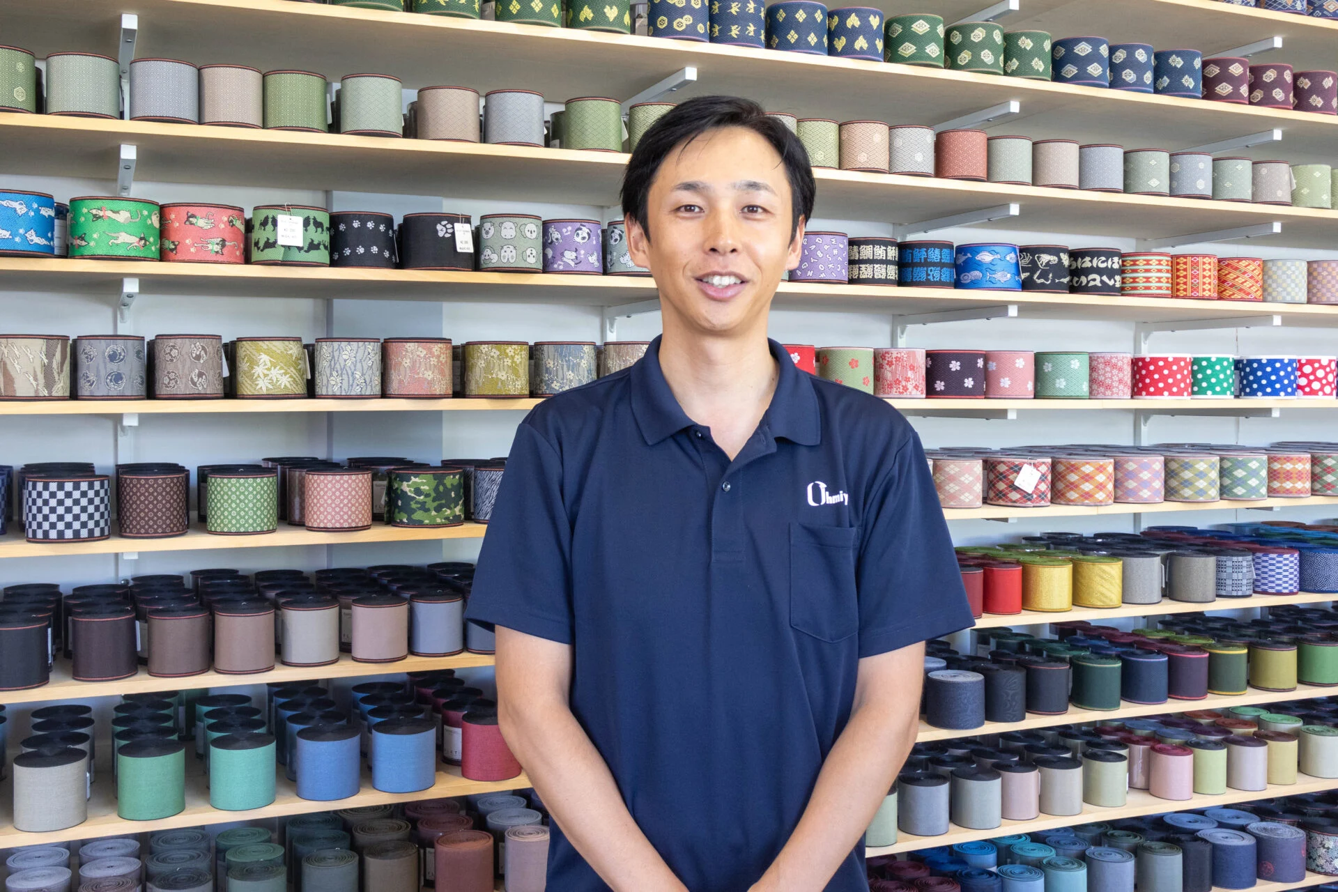 児島商工会議所で副会頭を務める、髙田織物株式会社 代表取締役の髙田尚志さん