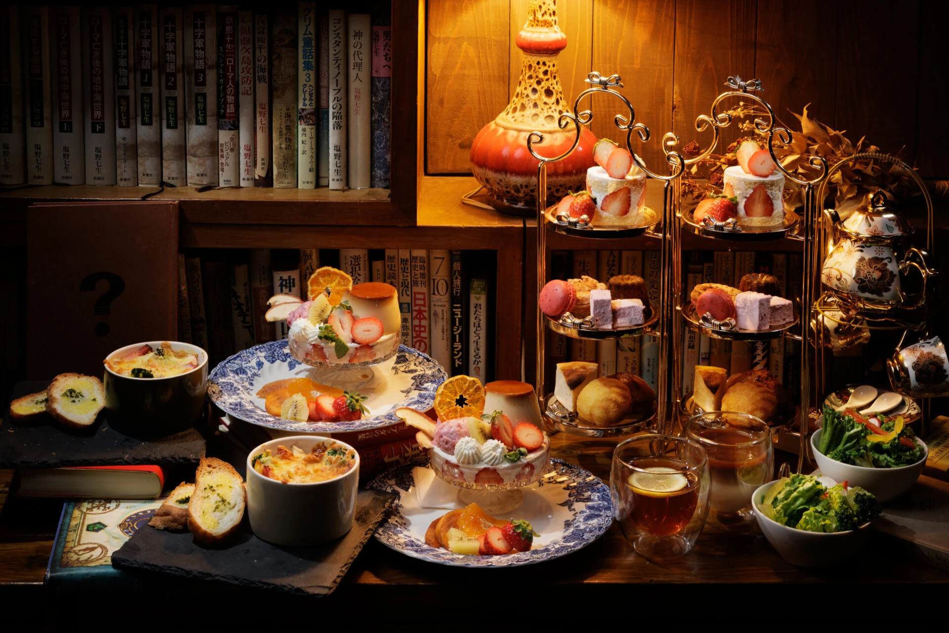 cafe「庭とブンガク」　倉敷アフタヌーンティー　2026冬　画像提供：倉敷アフタヌーンティー実行委員会