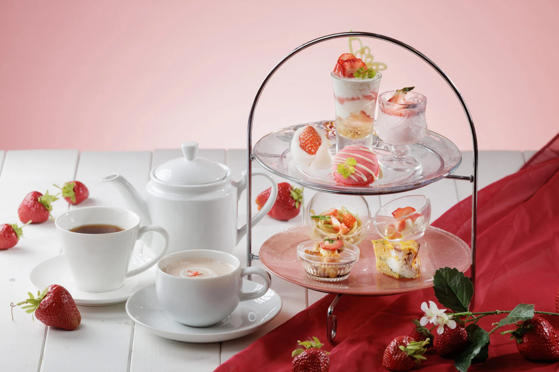 MOMOKO TERRACE（くらしき桃子 市民会館店）のPetit Afternoon Tea　画像提供：倉敷アフタヌーンティー実行委員会