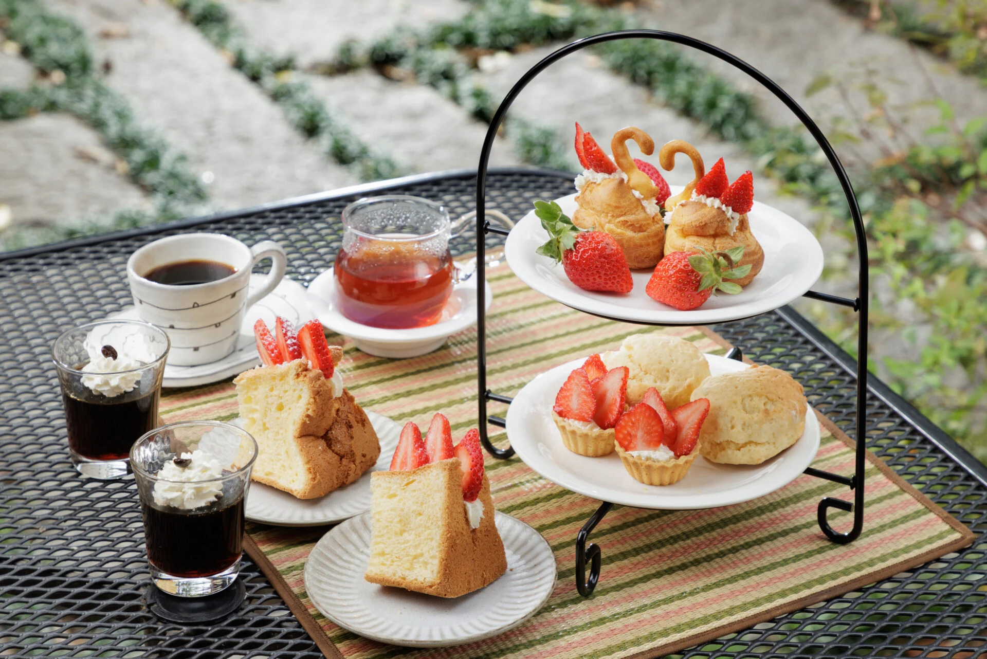 倉敷自家焙煎珈琲kobacoffeeのPetit Afternoon Tea　画像提供：倉敷アフタヌーンティー実行委員会