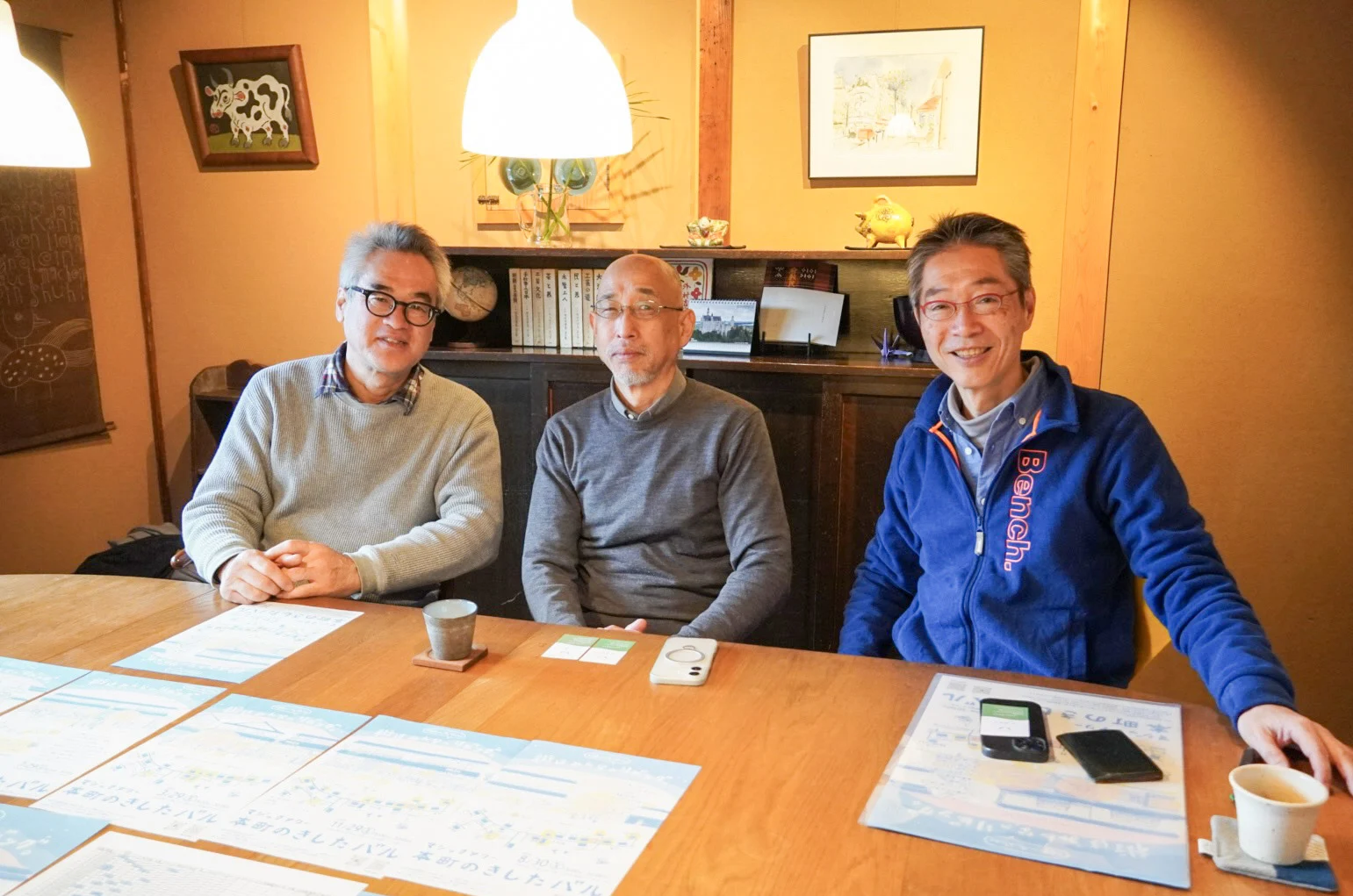 左から辻信行さん、守屋晴海さん、仁科真弘さん