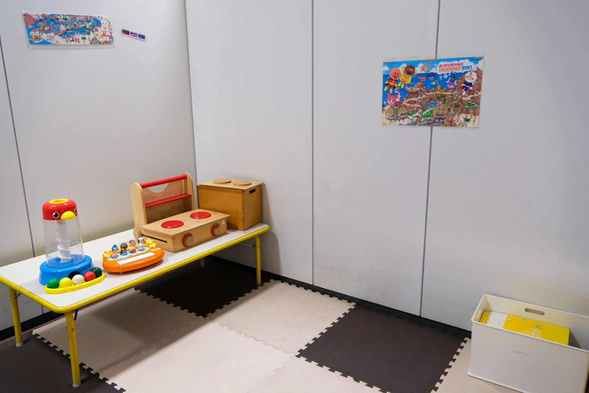 一緒に来た子どもが遊べるスペース