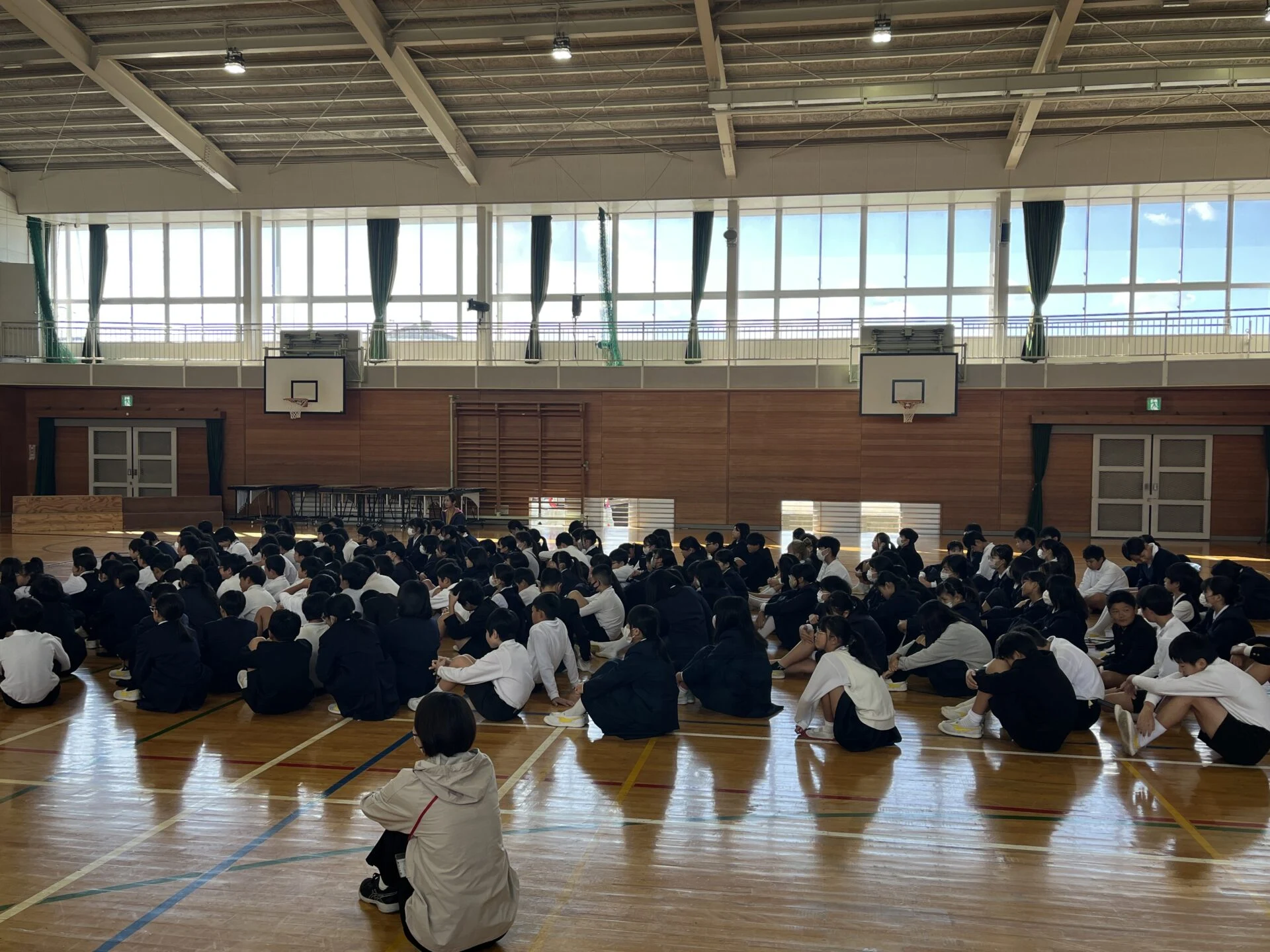 茶屋町小学校　画像提供：エフエムくらしき