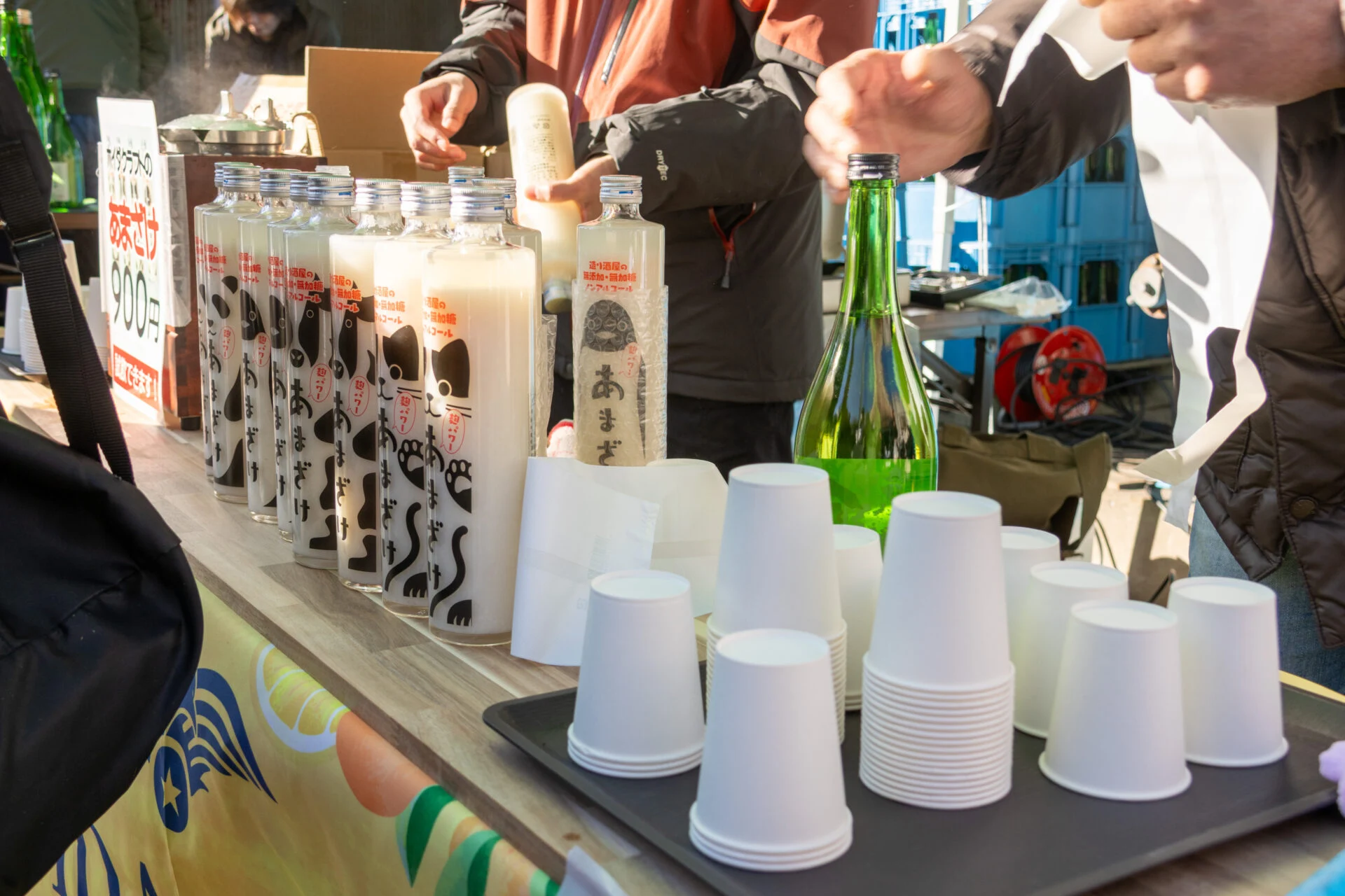 HOIDA CRAFTによる甘酒の試飲販売