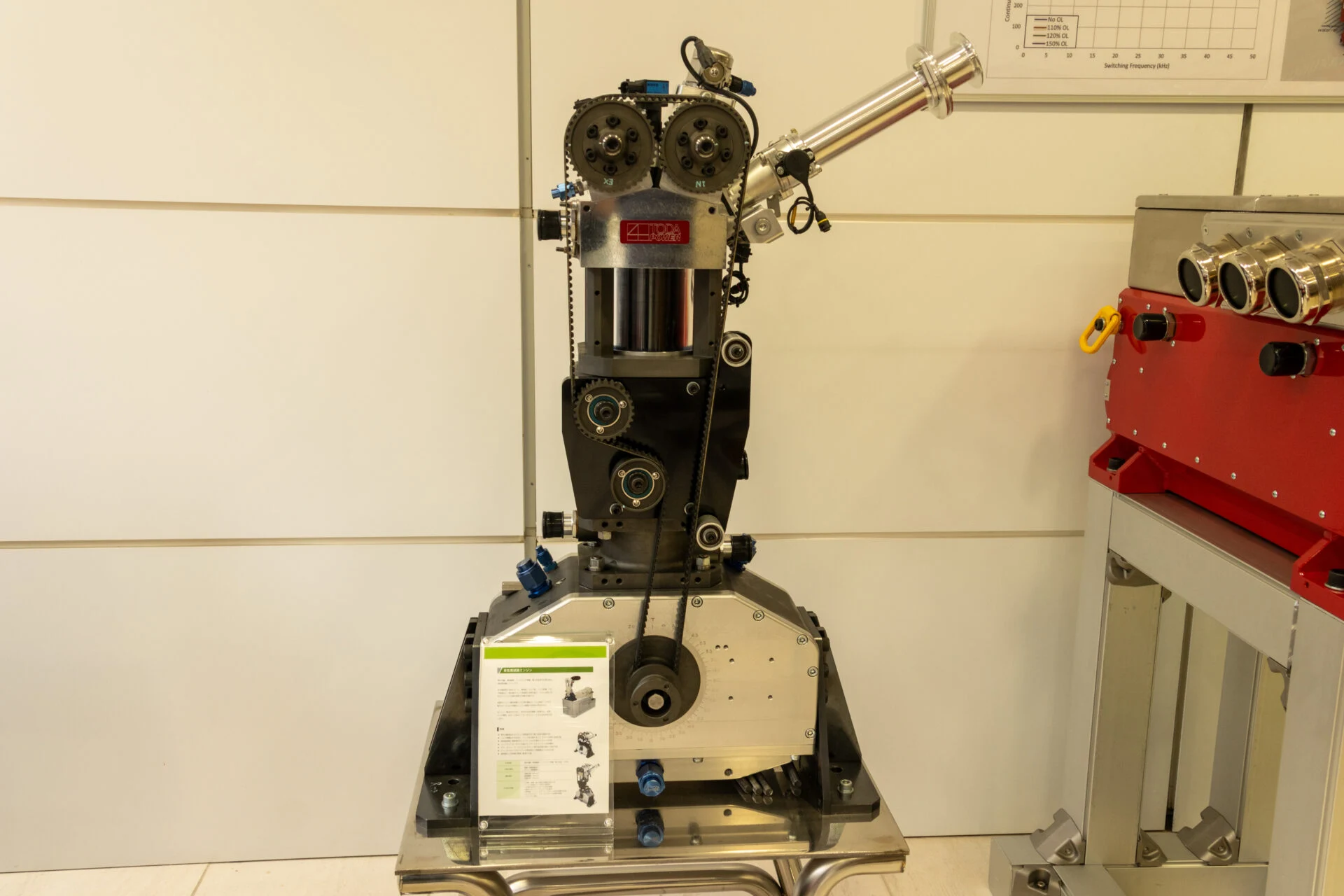 エンジン性能の評価のため開発した「単気筒試験エンジン」