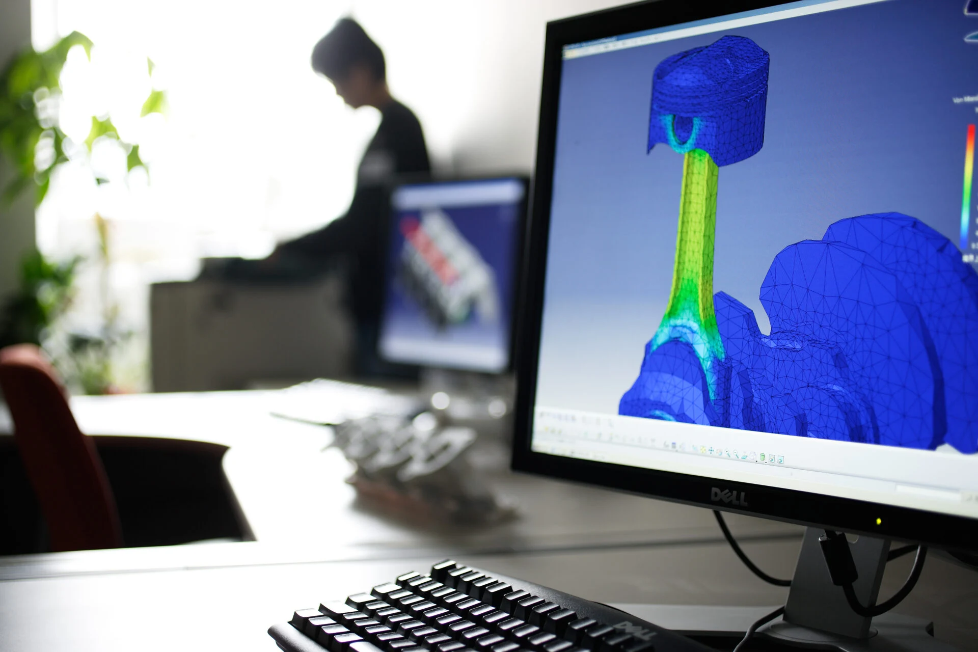 CATIA V5による解析(画像提供:戸田レーシング)