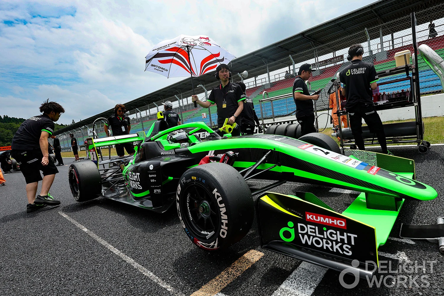 岡山国際サーキットでのレース活動(画像提供:戸田レーシング)