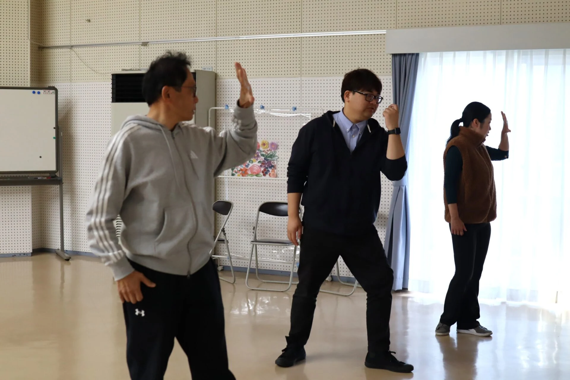 ダンスの練習風景