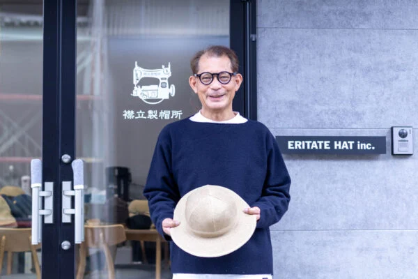 襟立製帽所襟立重樹さん
