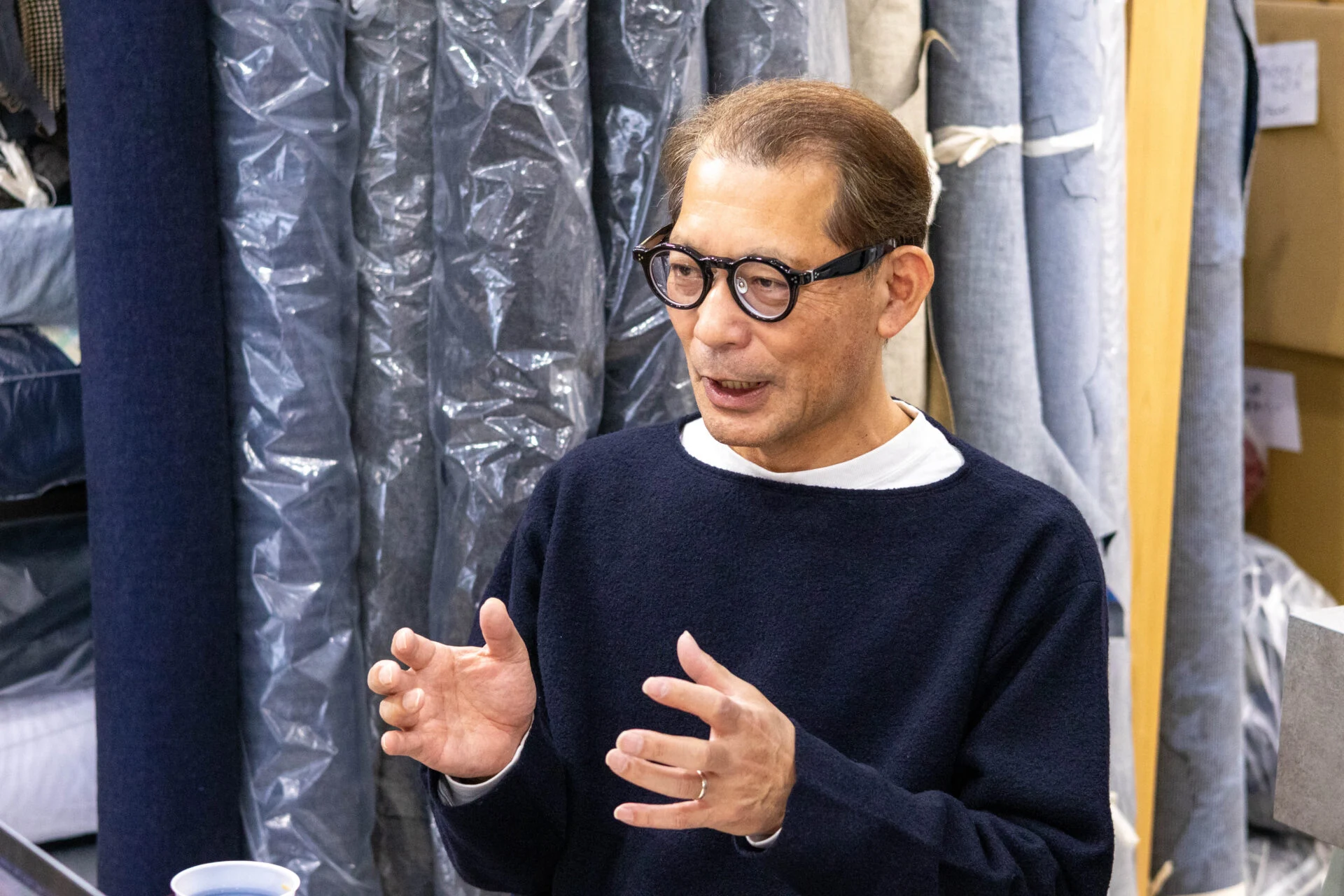 株式会社襟立製帽所 代表取締役 襟立重樹さん