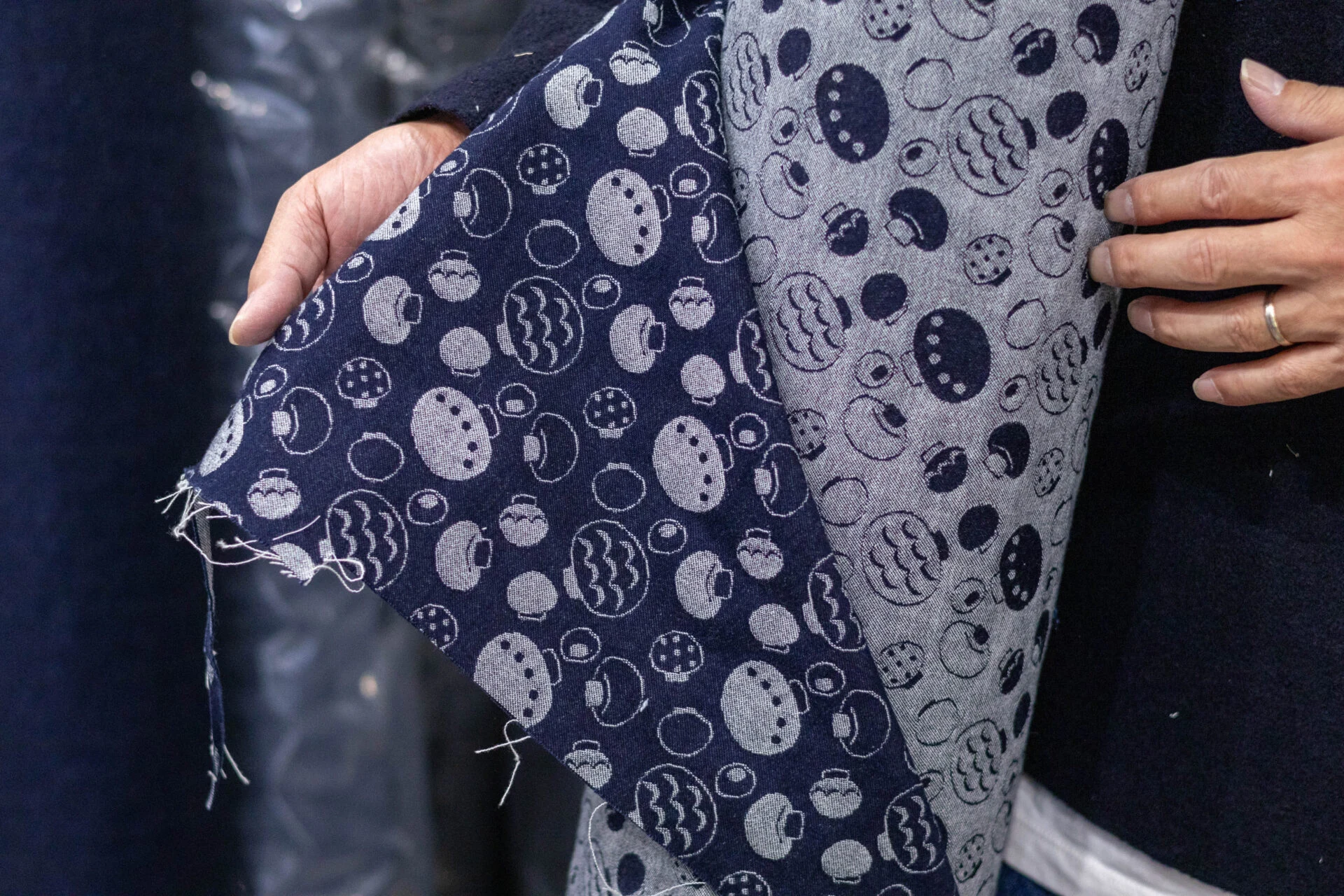 井原デニムの生地