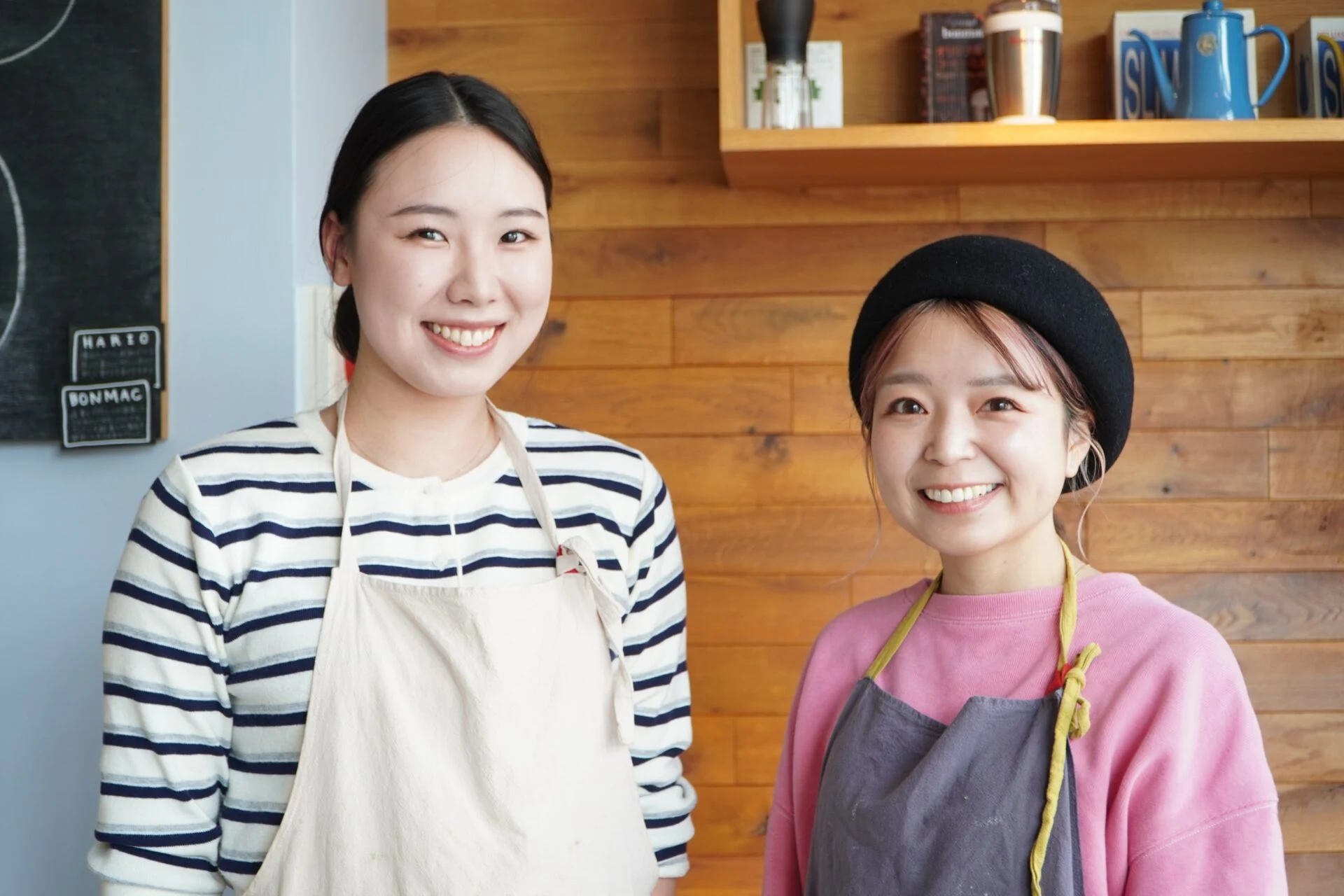 左から生水怜奈さん、田中朝子さん