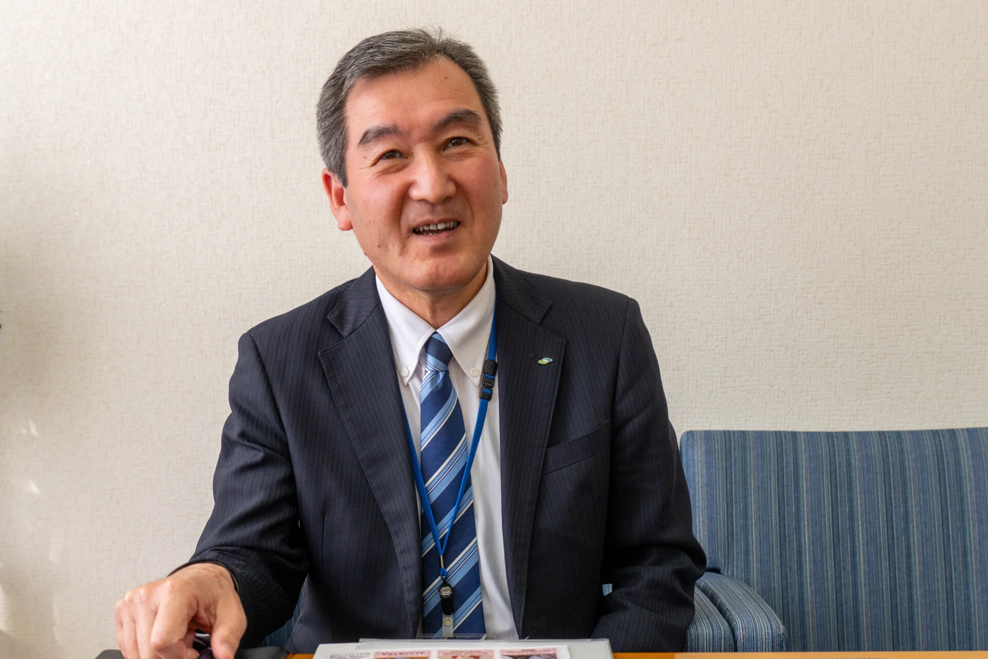 玉島信用金庫 業務企画部の坂田利明（さかた としあき）さん