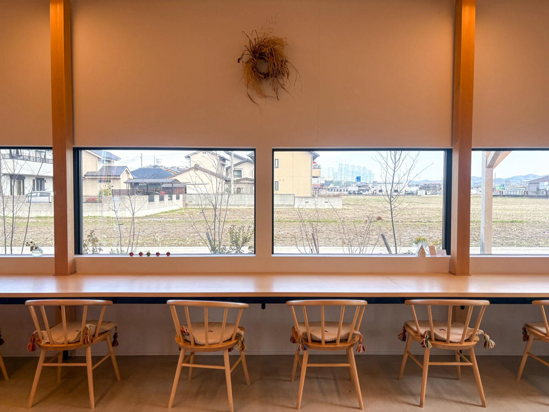 店内からの景色