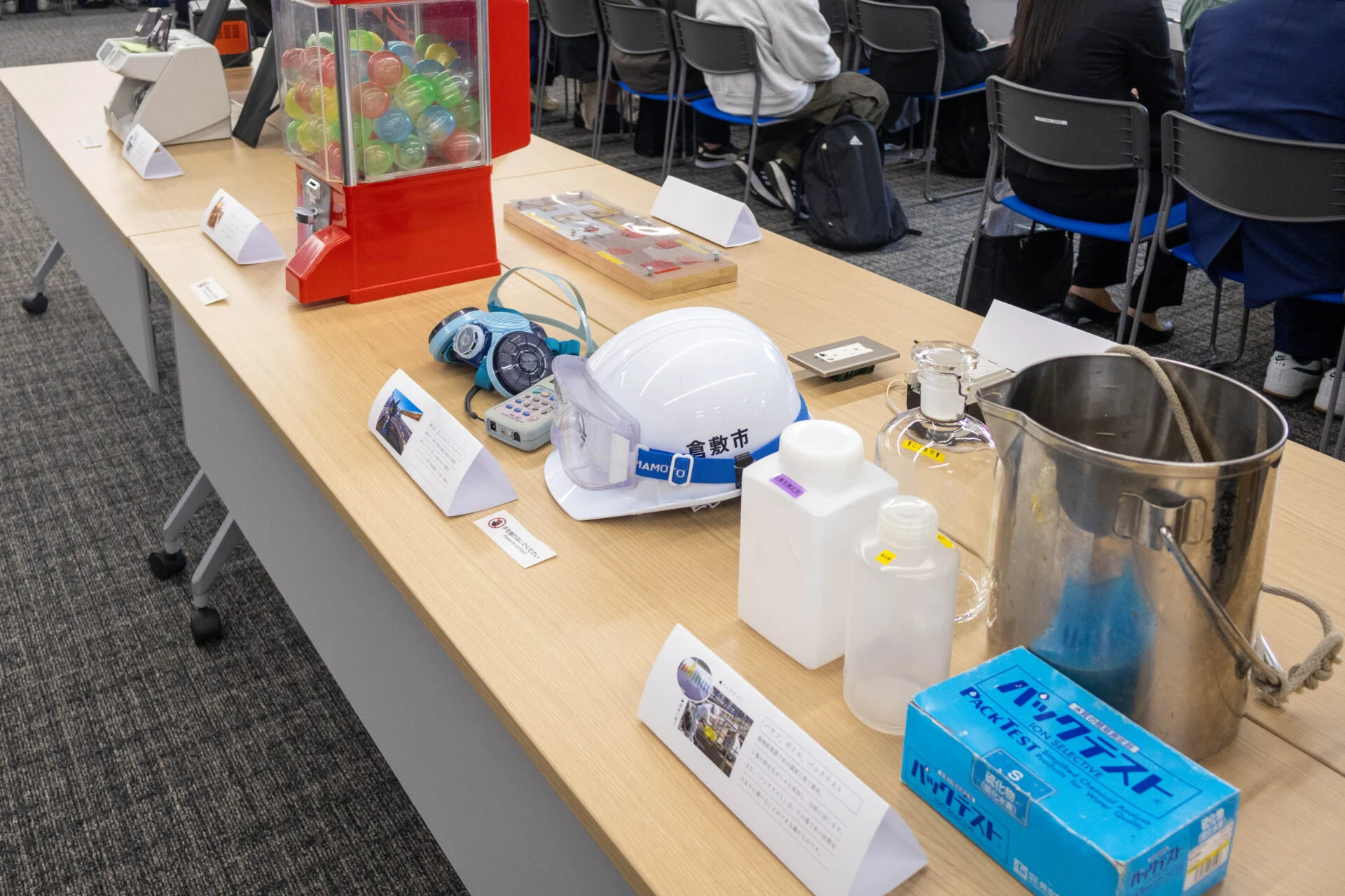 仕事道具の展示