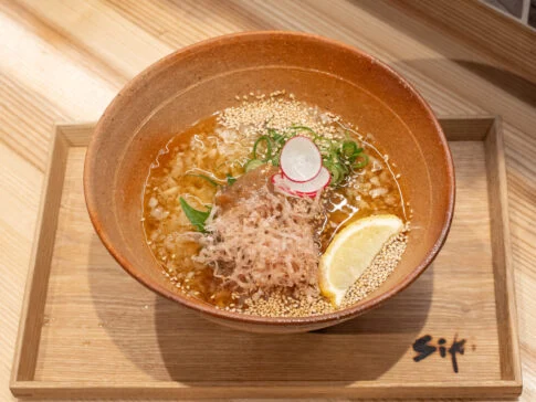 siki：細打ち梅肉おろしぶっかけうどん