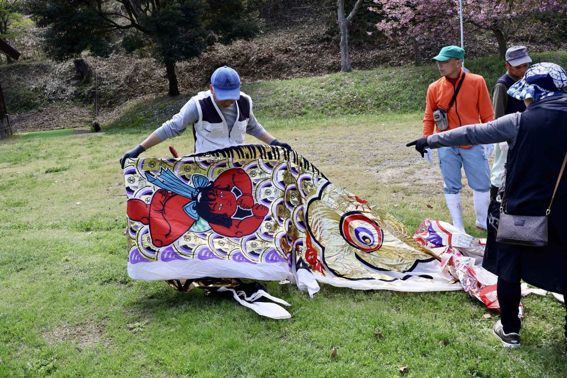 金太郎モチーフのこいのぼり