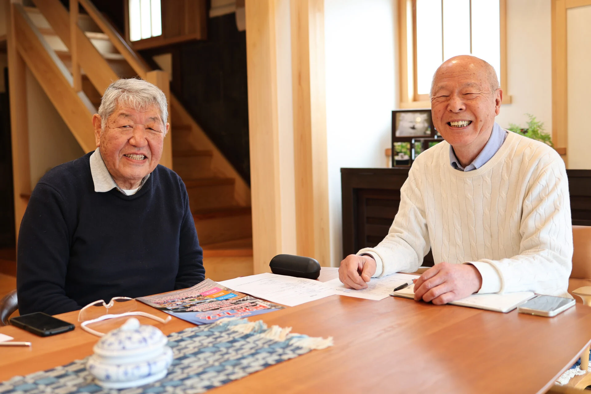 左から内田耕太郎さん、井上雅夫さん