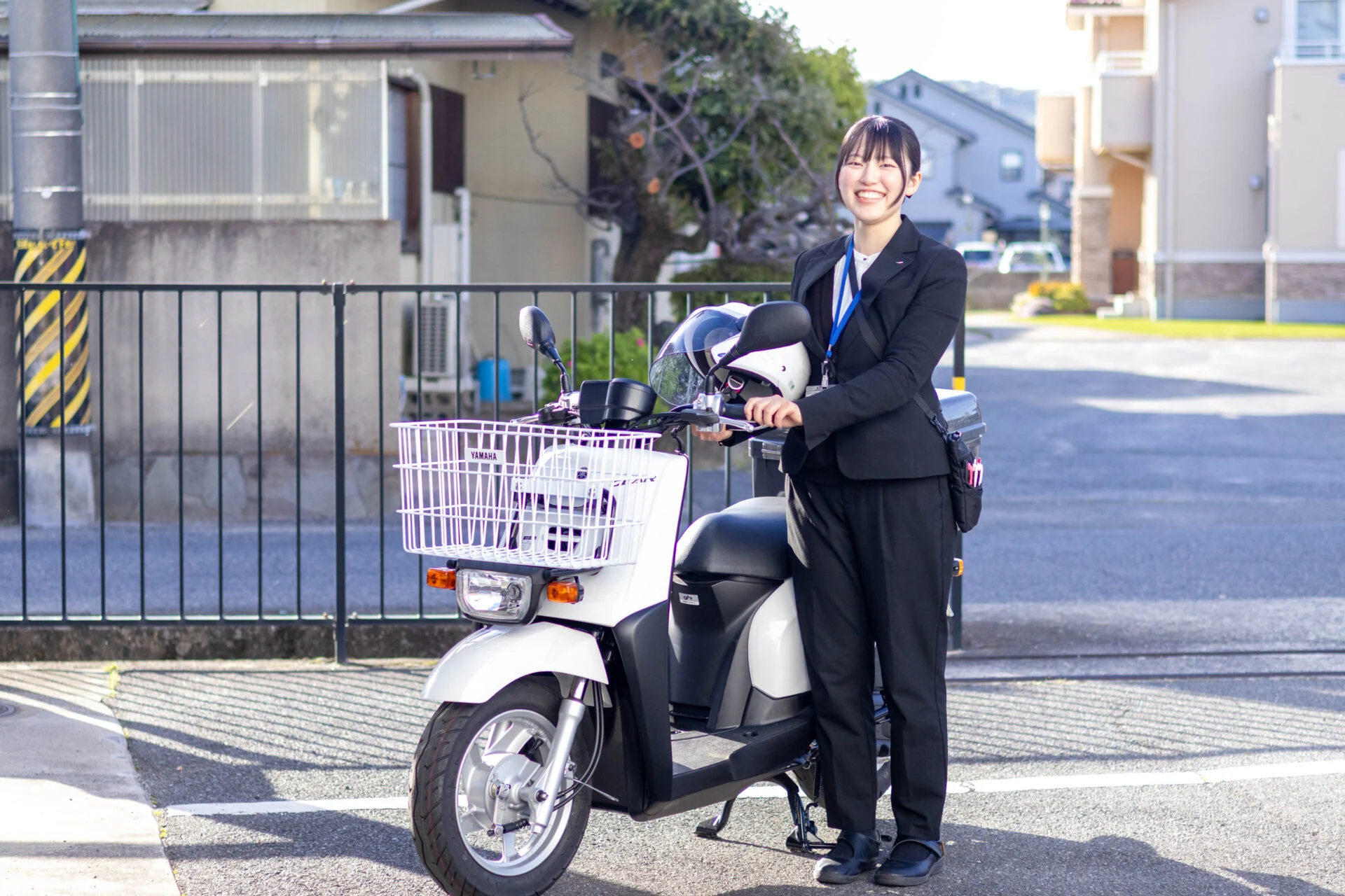 愛車の原付と金子さん