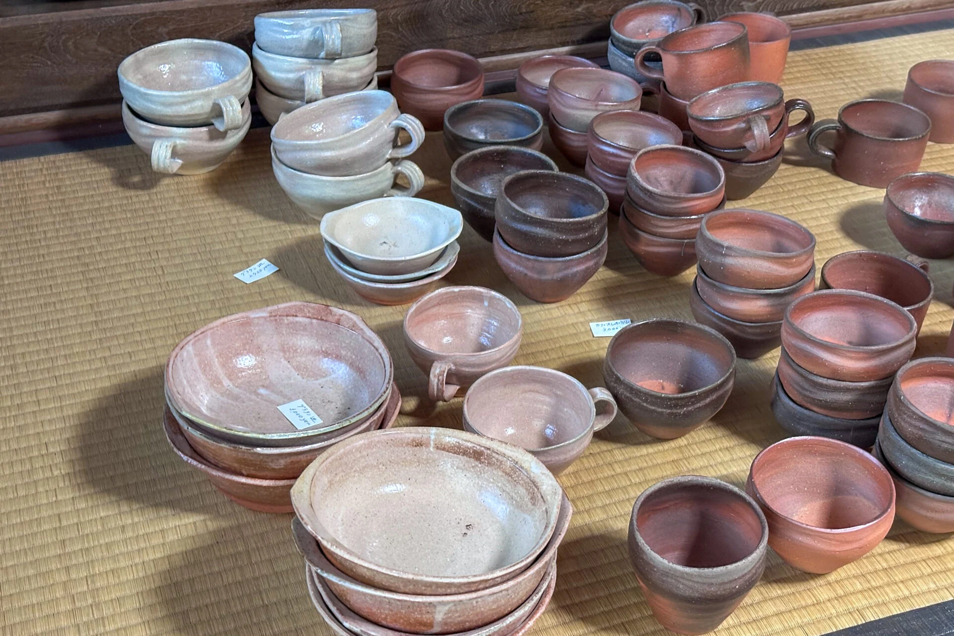 工房で販売されている作品