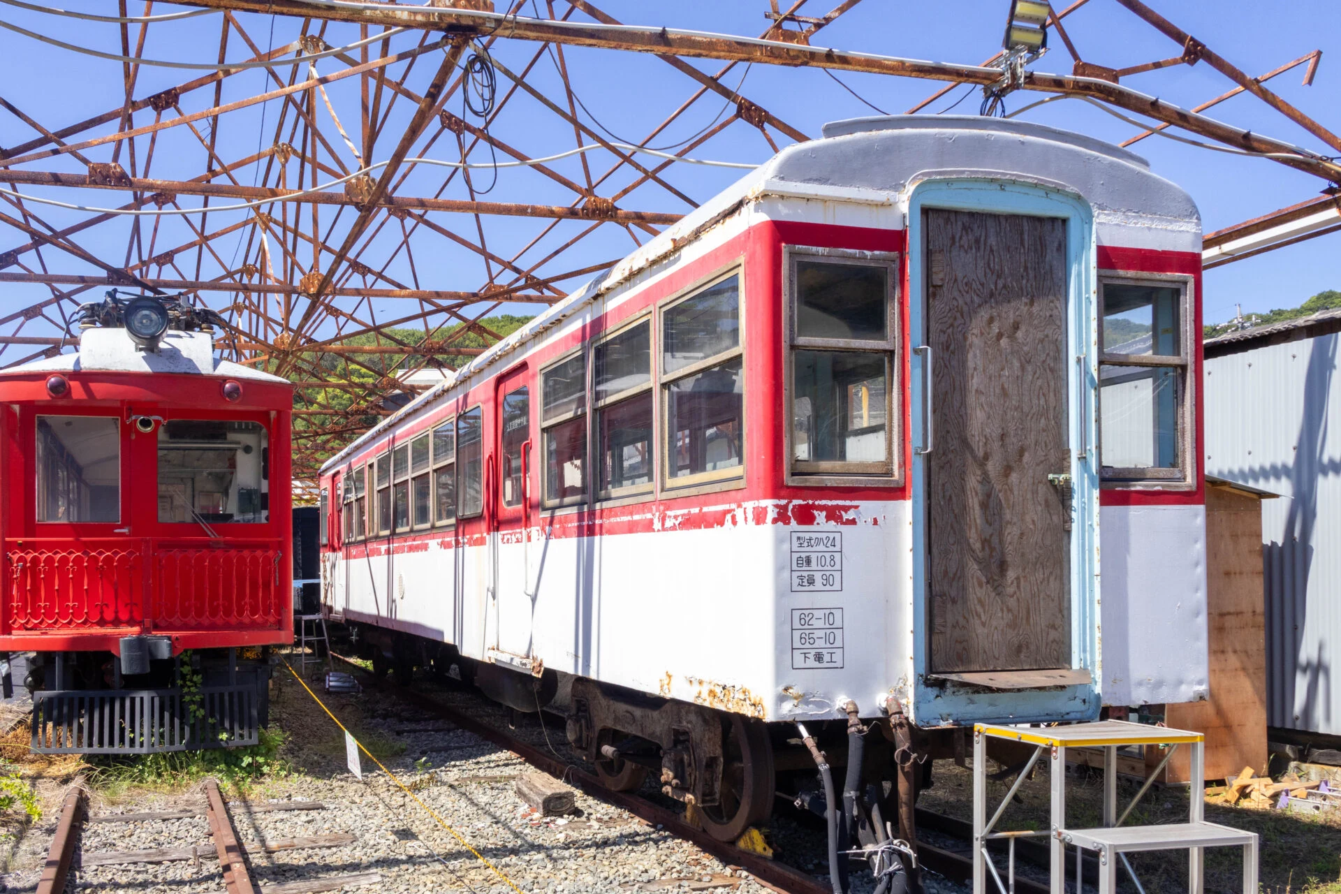 レトロでかわいらしい下津井電鉄線の車両たち