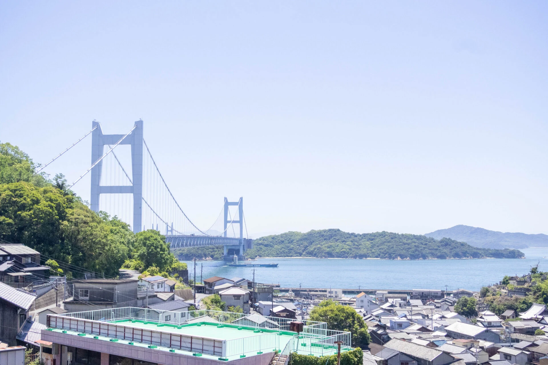 旧鷲羽山駅から見える景色