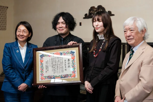 贈呈式の様子