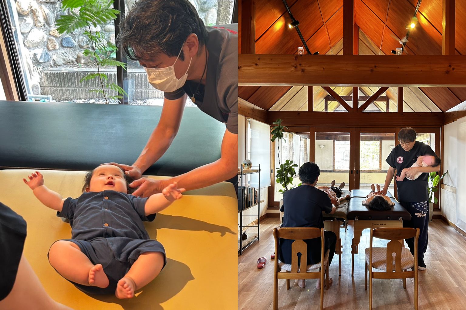 Also treating babies (Photo provided by Morita Treatment Room)