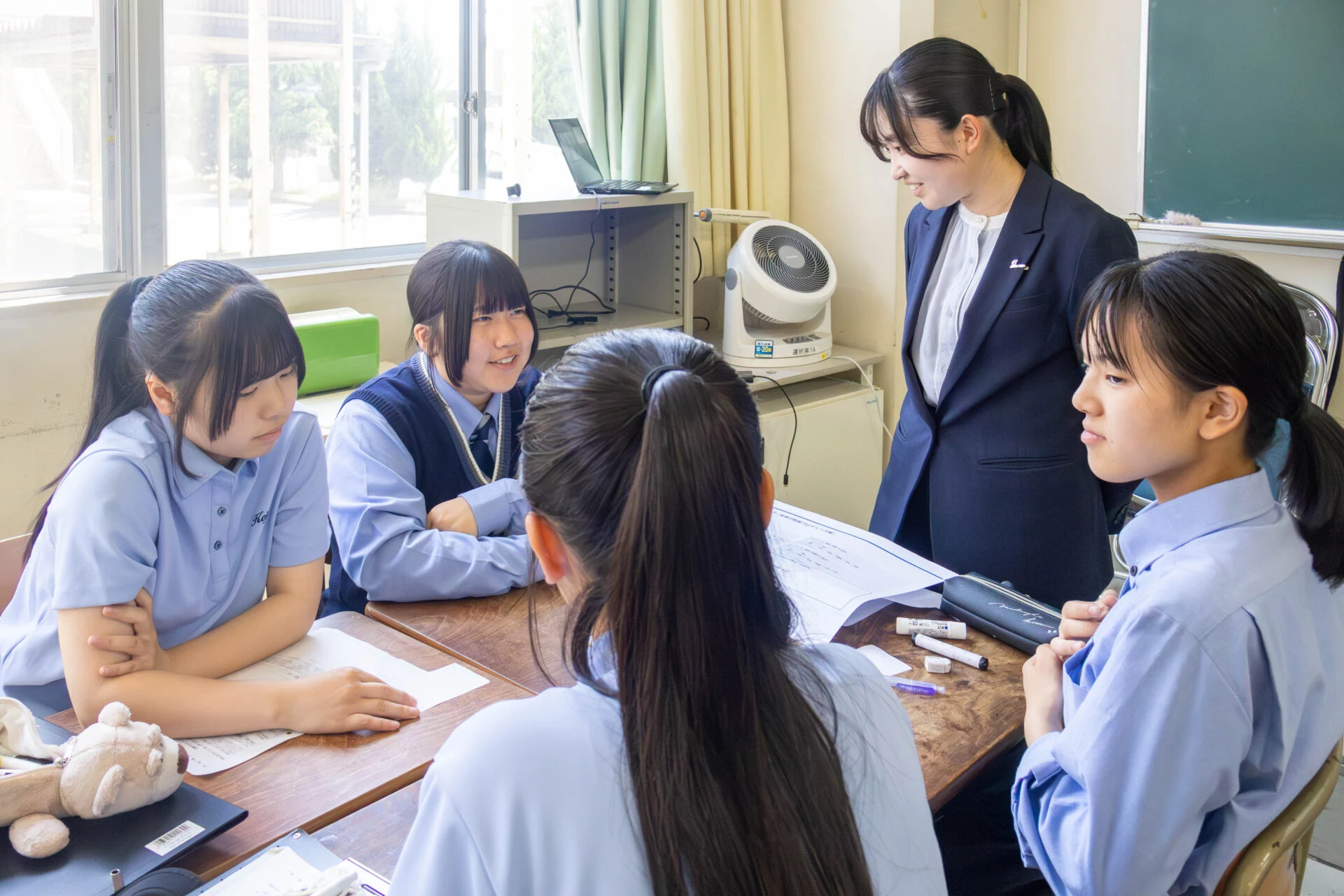 菅公学生服株式会社の授業