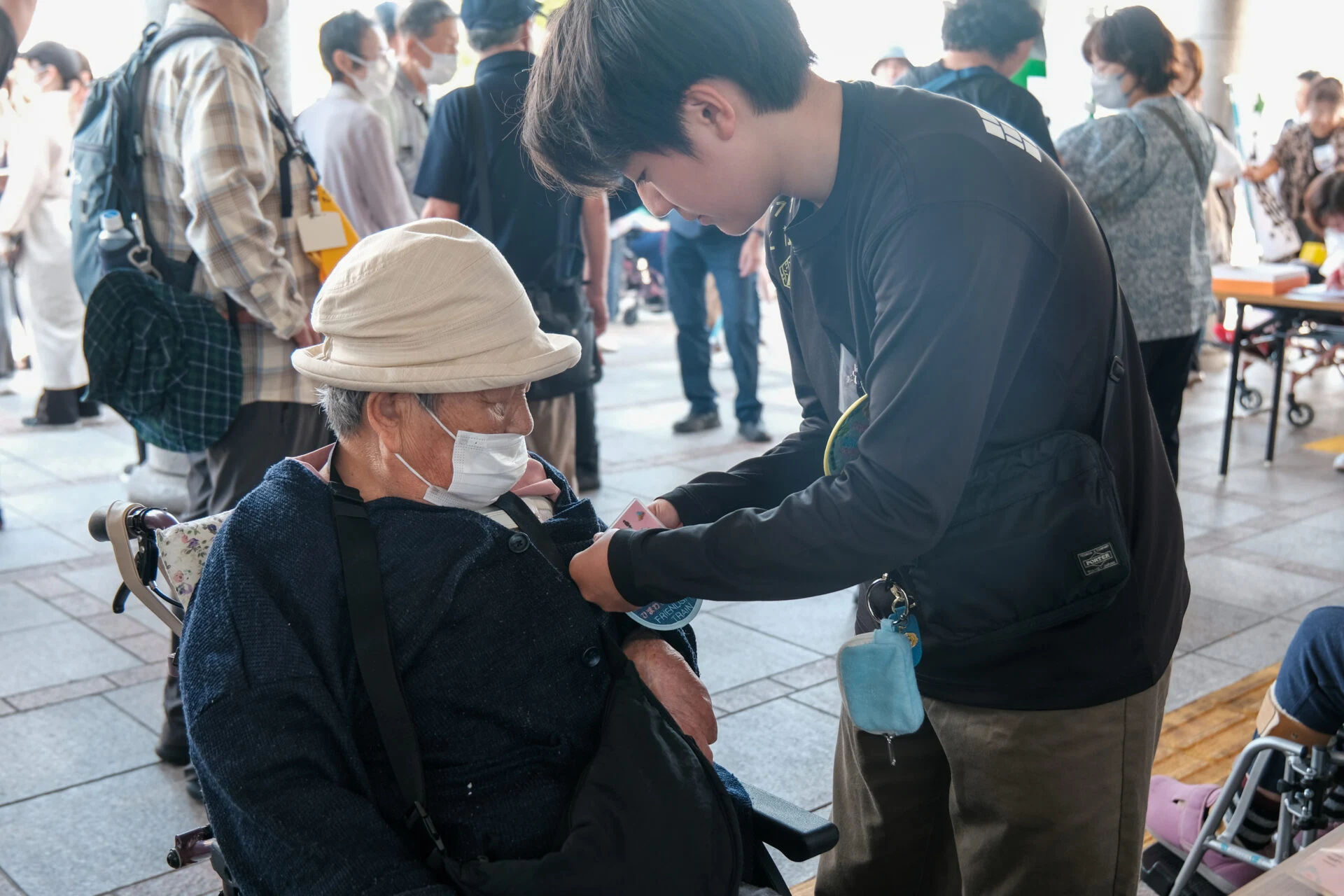 受付の様子