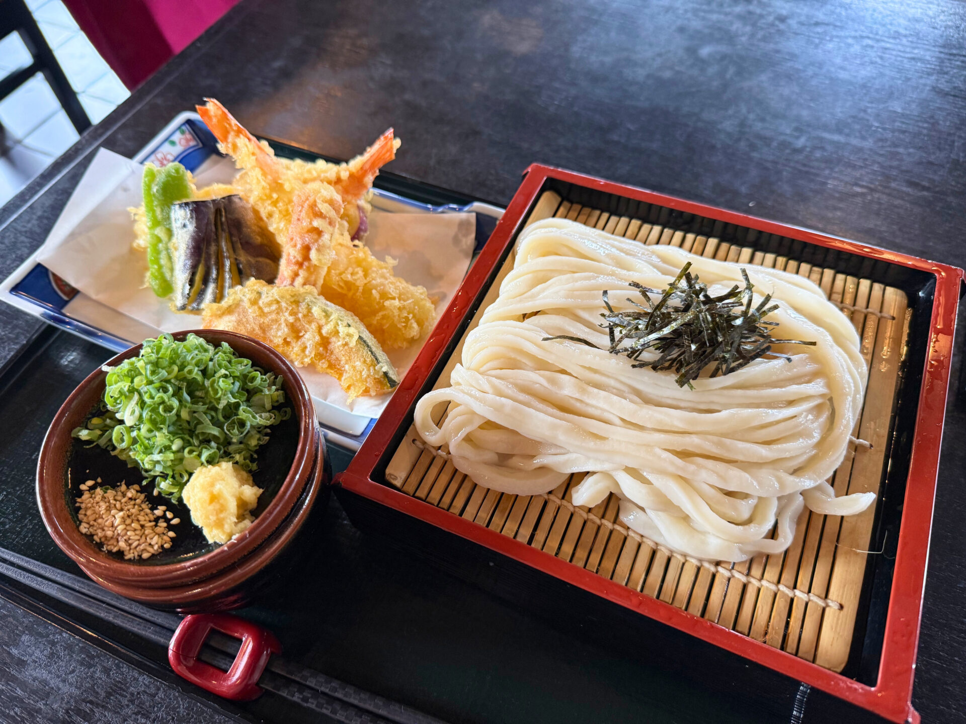 うどん三佳 天ざる